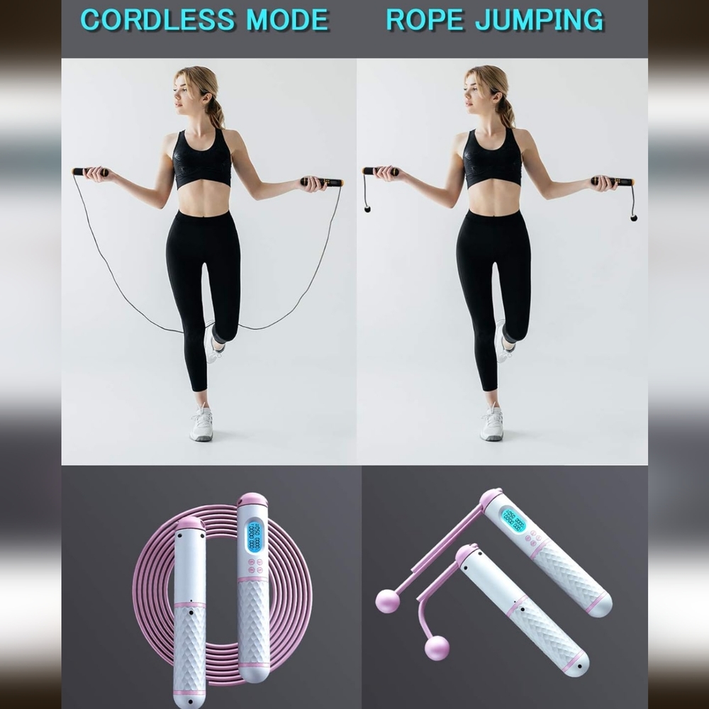 Calorie Counting Weighted Jump Rope - Picture 3 of 7